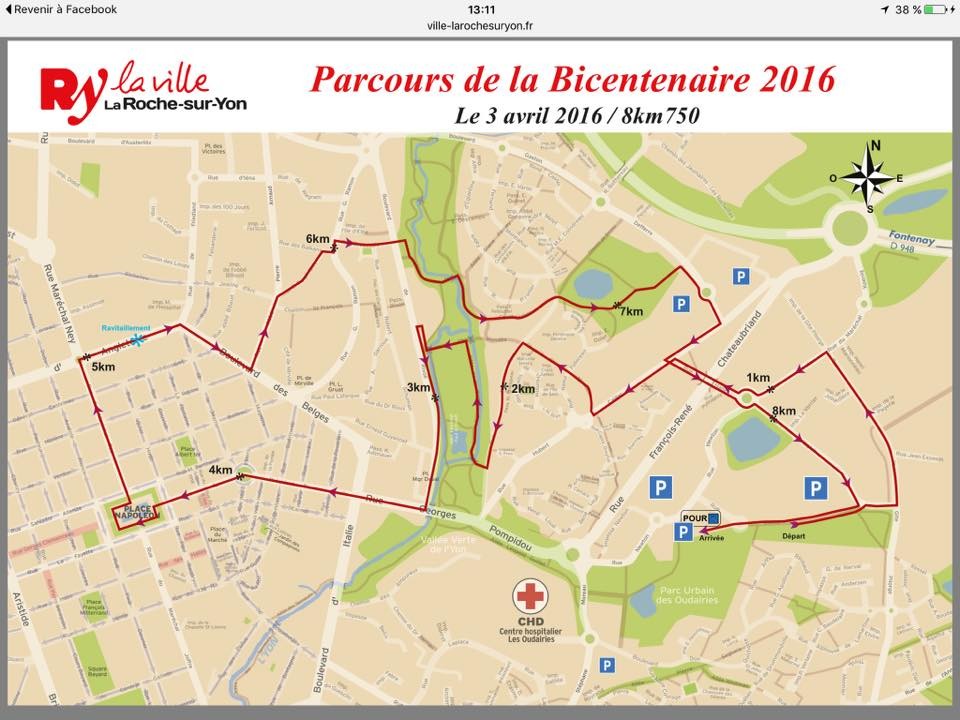 vendee mag parcours de la bicentenaire la roche sur yon