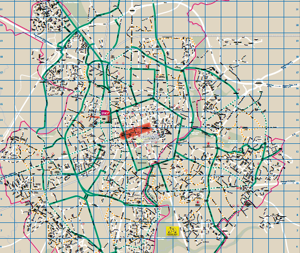 Plan-la-roche-sur-yon-pistes-cyclables-2013