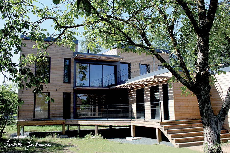 Maison bois écologique et bio-climatique - CHATEAUROUX 36- Indre