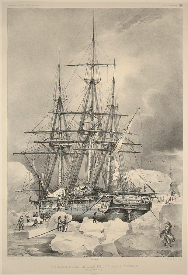 Exemple de 3 mâts du XIXe siècle avec lequel Joseph Philippe ThESSON a pu navigué 