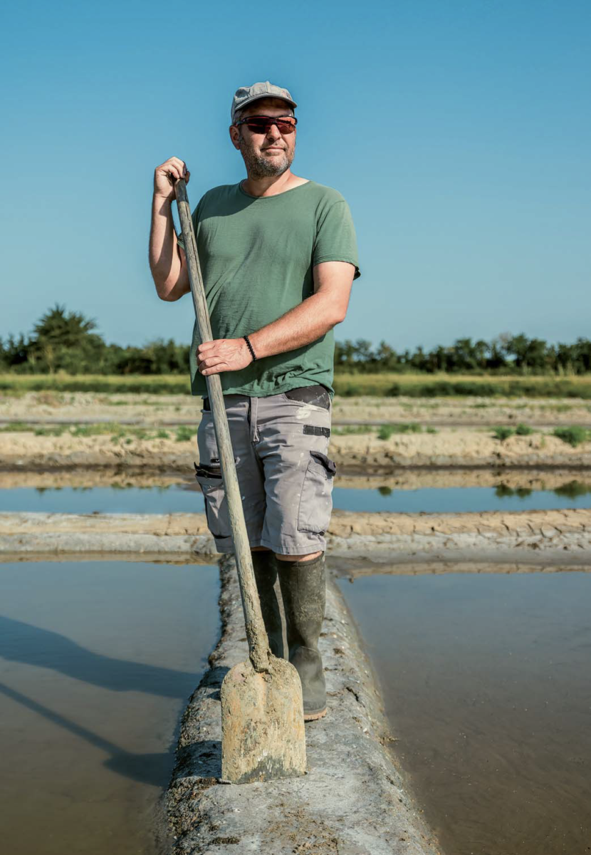 Ludovic Traineau, saunier au coeur du Marais de la Fontaine