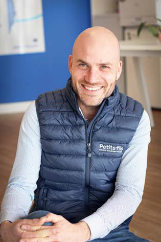 Photo du directeur de l'agence Petits-fils Les Sables d'Olonne - Jean-Charles Granger. Photo prise par Patricia Robineau.